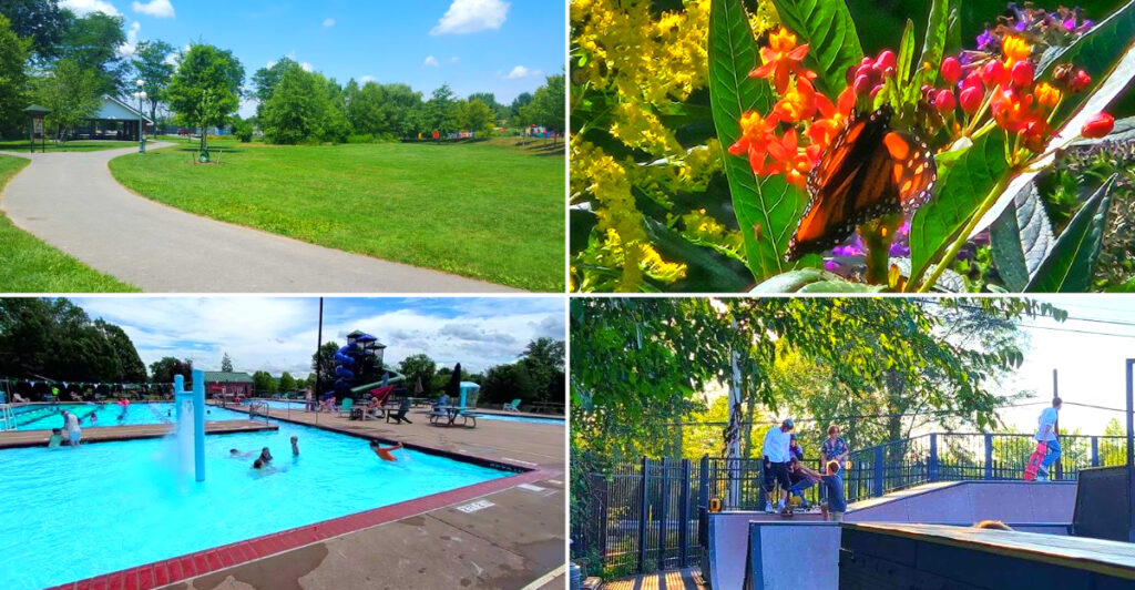 This Popular Pennsylvania Park Combines Walking Paths, Sports Fields, and Community Green Space