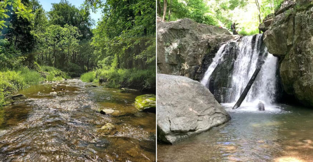 This Pylesville Trail Leads To Maryland’s Second-Highest Vertical Drop Waterfall