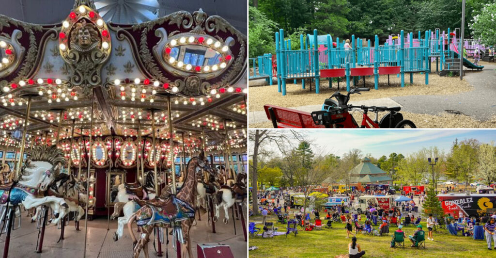 This Rhode Island Park Stop Has A Carousel, Playground, And Friday Food Trucks