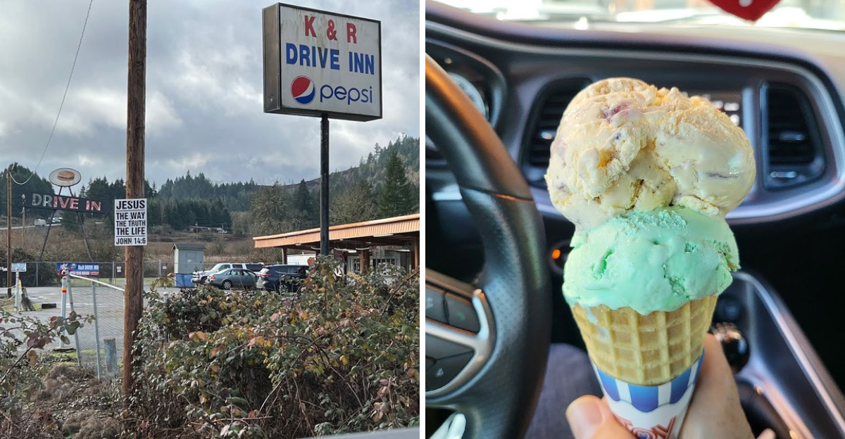 This Rural Oregon Drive-In Has Served Burgers and 35 Ice Cream Flavors Since 1970