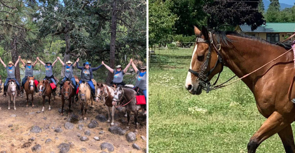 This Scenic Horseback Ride in Oregon Leads to One Incredible Waterfall