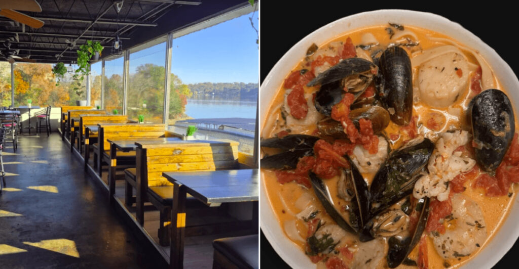This Tennessee Lakefront Restaurant Serves French-Inspired Seafood Above A Marina
