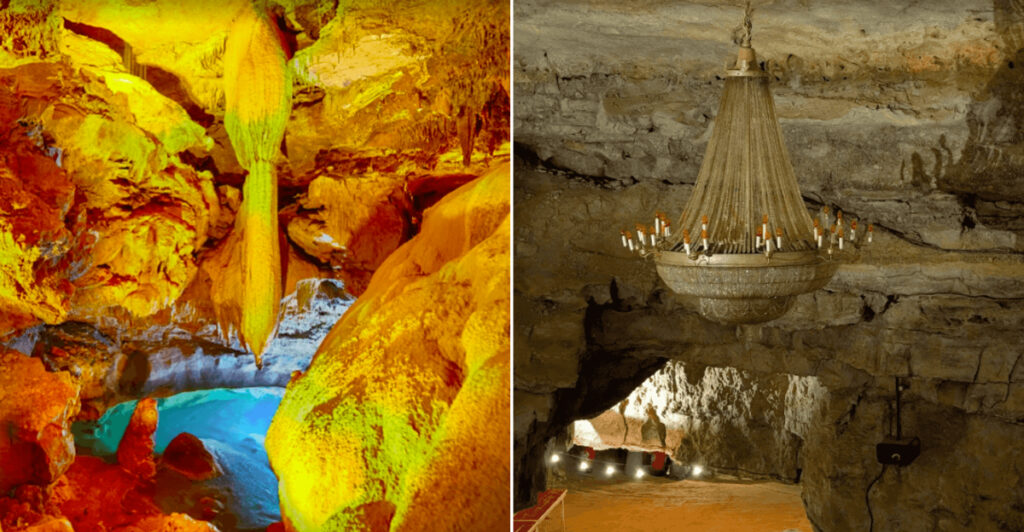 This Tennessee Landmark Leads Past Waterfalls to an Underground Ballroom