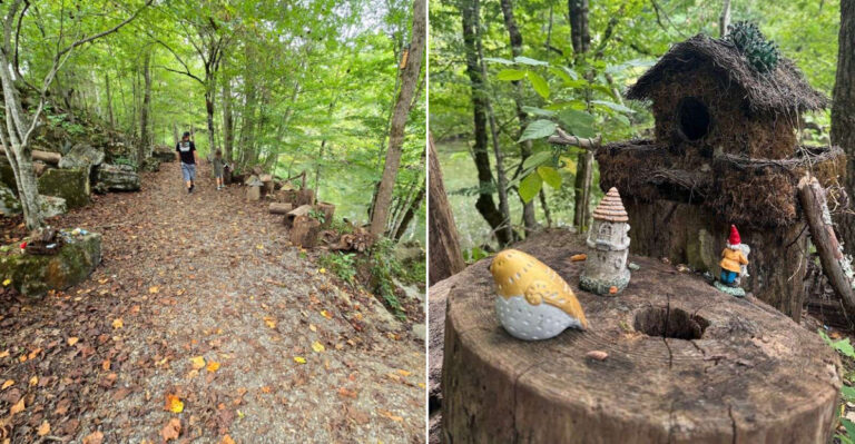 This Tennessee Trail Has A Tiny Fairy Village Hidden Along The River Walk
