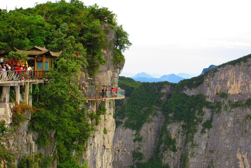 Tianmen Mountain Skywalk, Zhangjiajie, China Tianmen Mountain Skywalk, Zhangjiajie, China