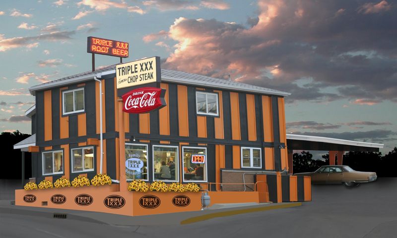 Triple XXX Family Restaurant, West Lafayette, Indiana Triple XXX Family Restaurant, West Lafayette, Indiana