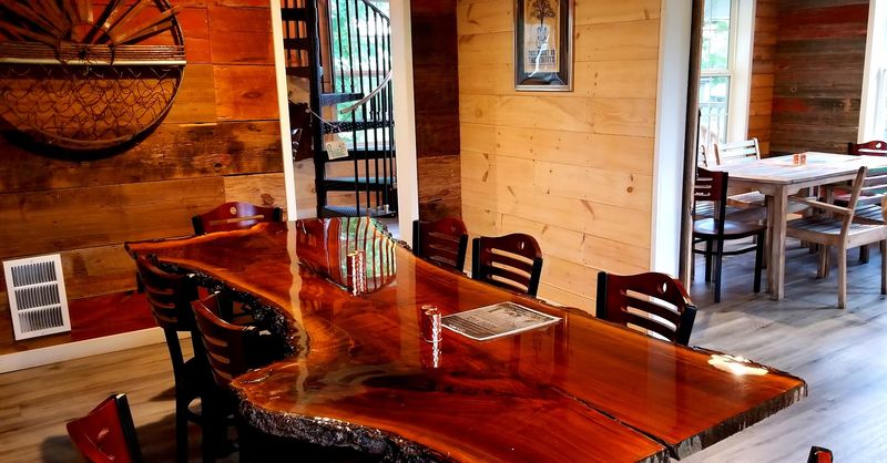 Two Floors, a Tree Table, and an Atmosphere Worth Describing Two Floors, a Tree Table, and an Atmosphere Worth Describing