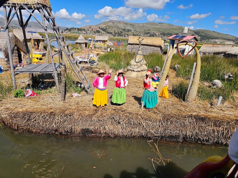Uros Floating Islands, Peru Uros Floating Islands, Peru