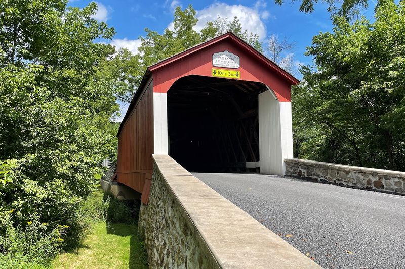 Van Sant Covered Bridge, New Hope, Pennsylvania Van Sant Covered Bridge, New Hope, Pennsylvania