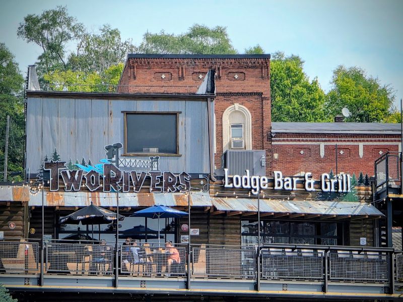 Where Two Rivers Lodge Bar and Grill Actually Sits