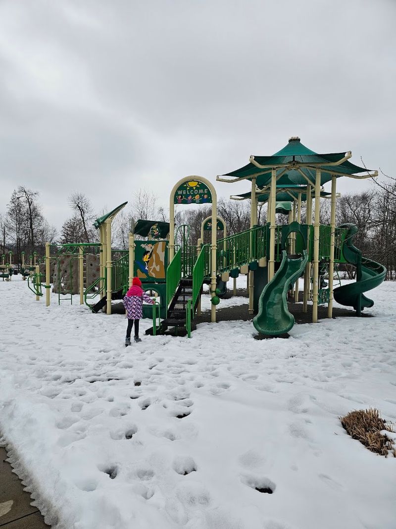 Winter at the Park: Ice Skating and the Warming House