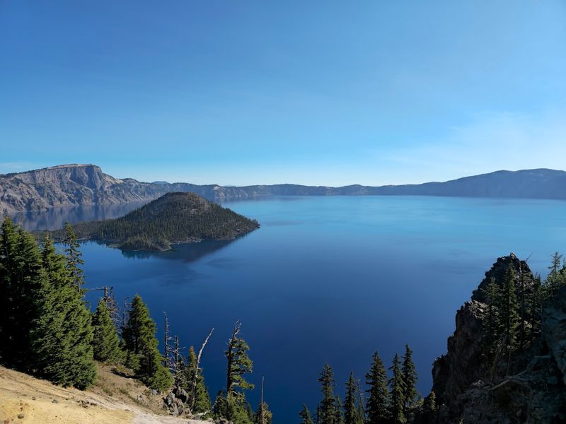Wizard Island and the Features That Share the Lake Wizard Island and the Features That Share the Lake