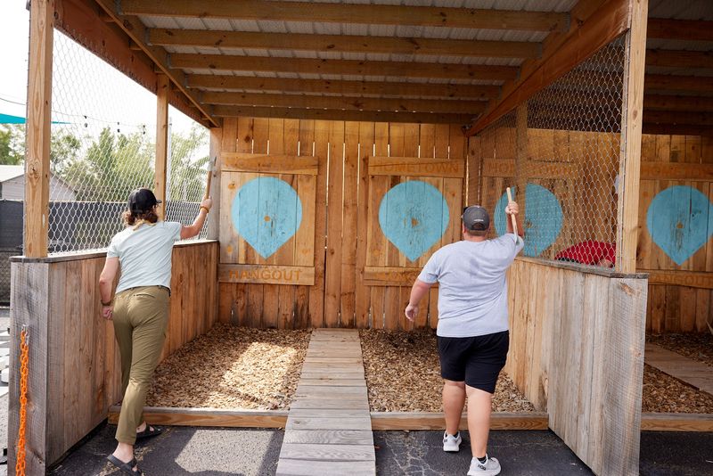 Yard Games, Cornhole, And Ax Throwing