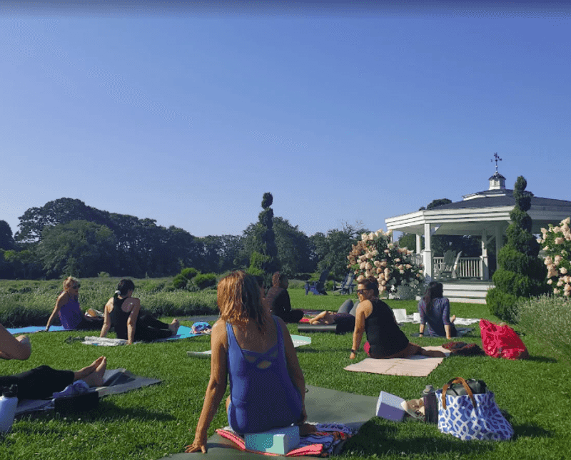 Yoga in the Lavender Is a Real Thing That Happens Here