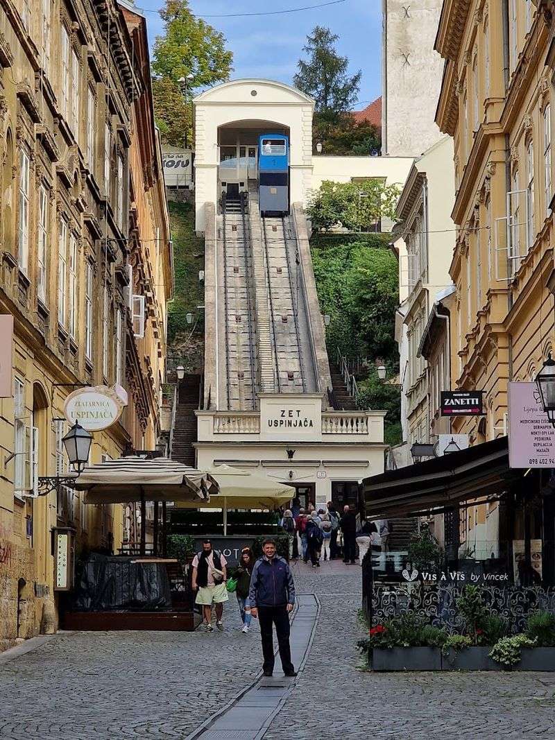 Zagreb Funicular, Zagreb, Croatia Zagreb Funicular, Zagreb, Croatia