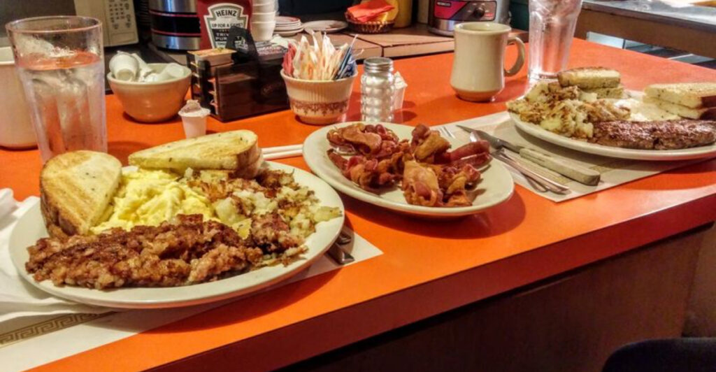 This Ohio Railroad Diner Has Been Serving Giant Breakfasts for Decades