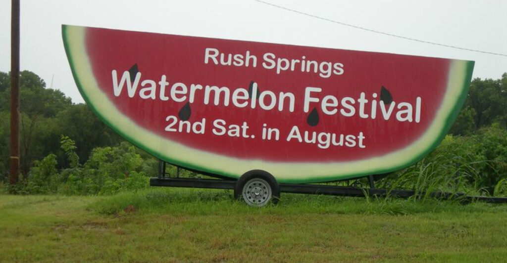 Every August, this tiny Oklahoma town turns into a watermelon lover’s dream