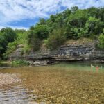 There’s an Oklahoma swimming hole where blue water and rock walls do all the convincing