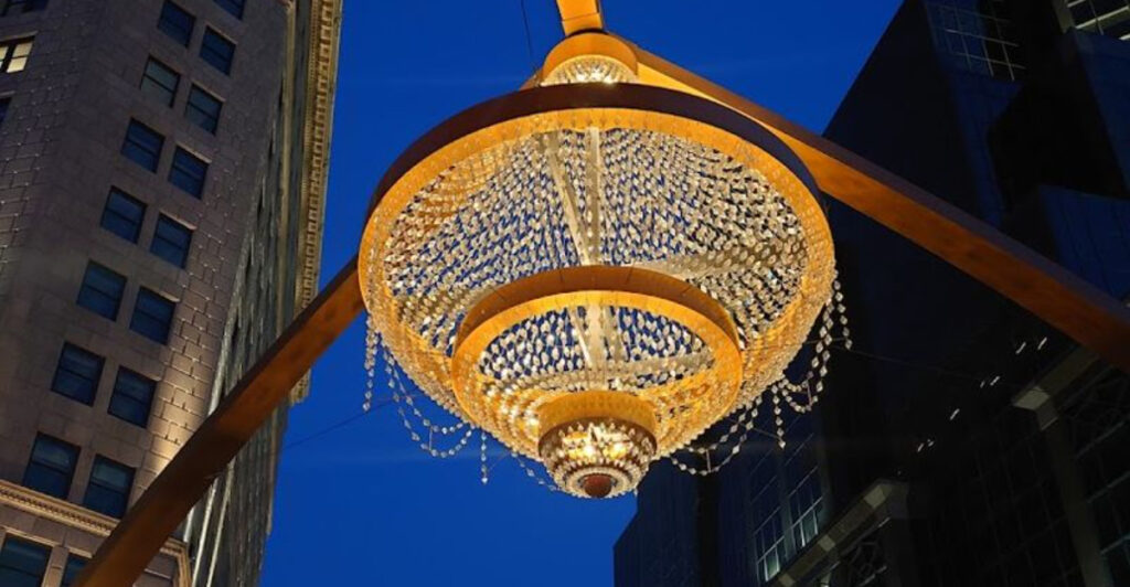 This Ohio City Is Home to the World’s Largest Outdoor Chandelier