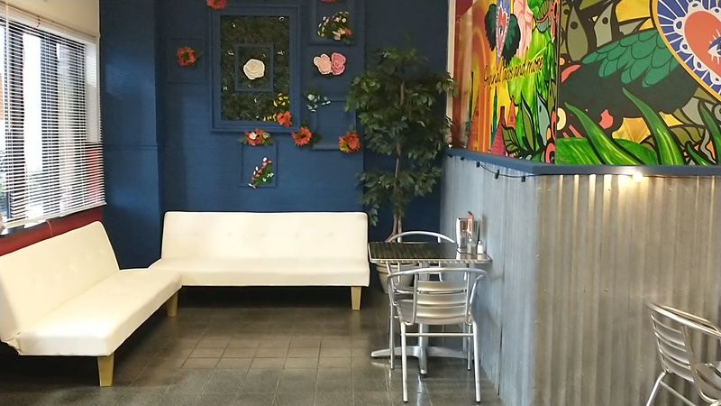 A Cantina Vibe With Couches and Color A Cantina Vibe With Couches and Color