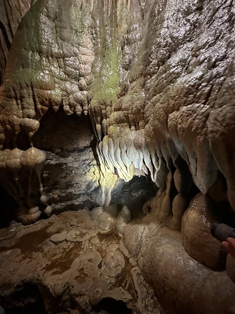 A Cave Hidden Inside a Blue Ridge Mountainside A Cave Hidden Inside a Blue Ridge Mountainside