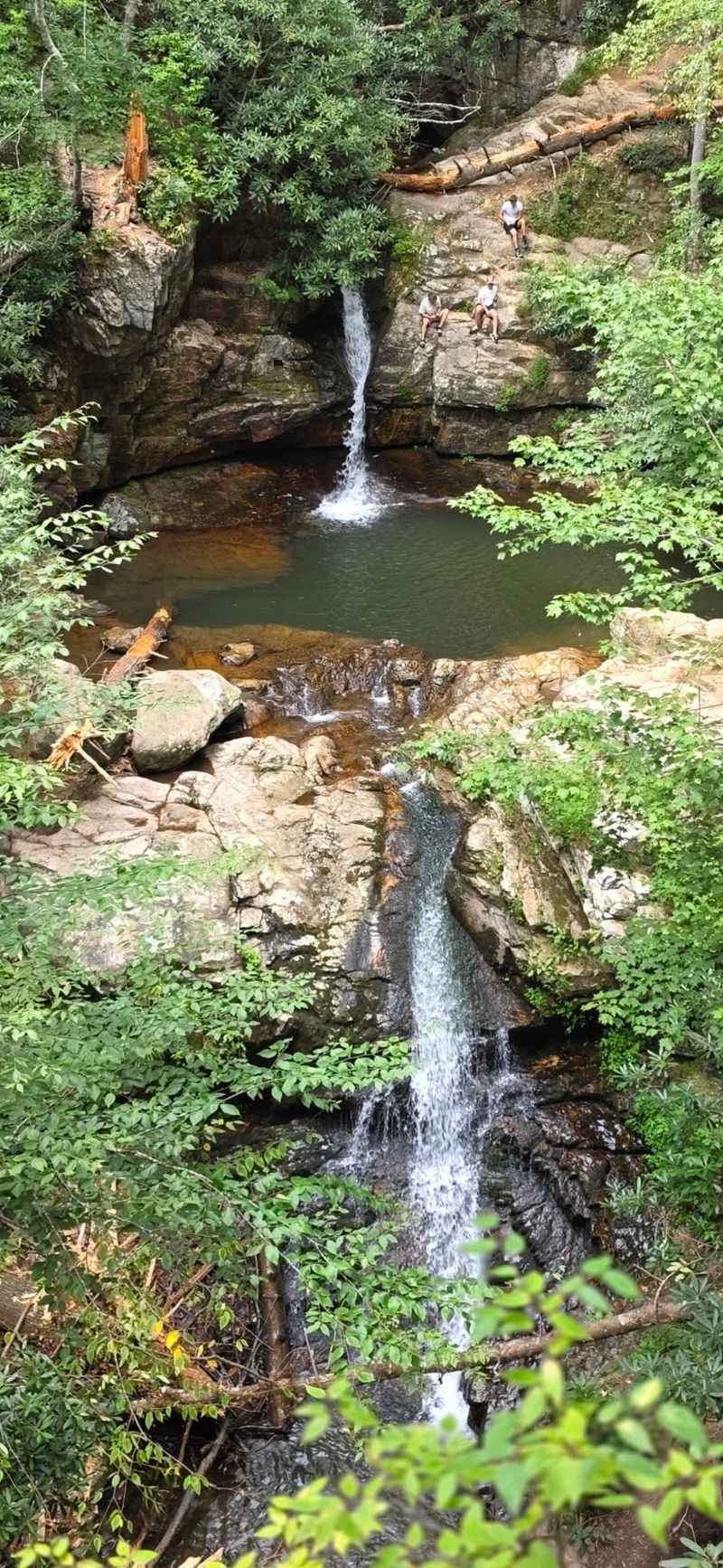 A Chain of Four Waterfalls in a Row