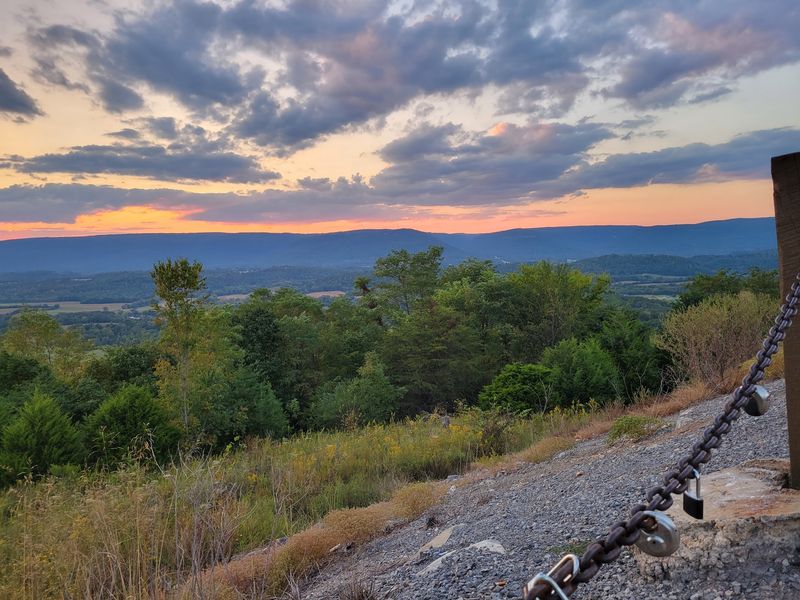 A Cliffside Pull-Off Above Sequatchie Valley A Cliffside Pull-Off Above Sequatchie Valley