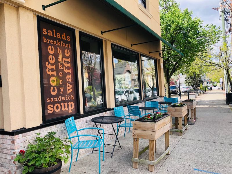 A Clifton bookstore cafe with a clear local address
