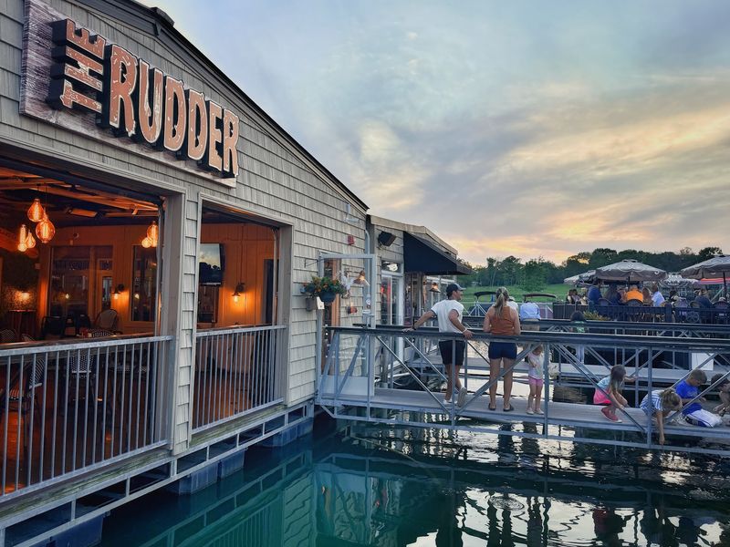 A Floating Marina Restaurant on Old Hickory Lake