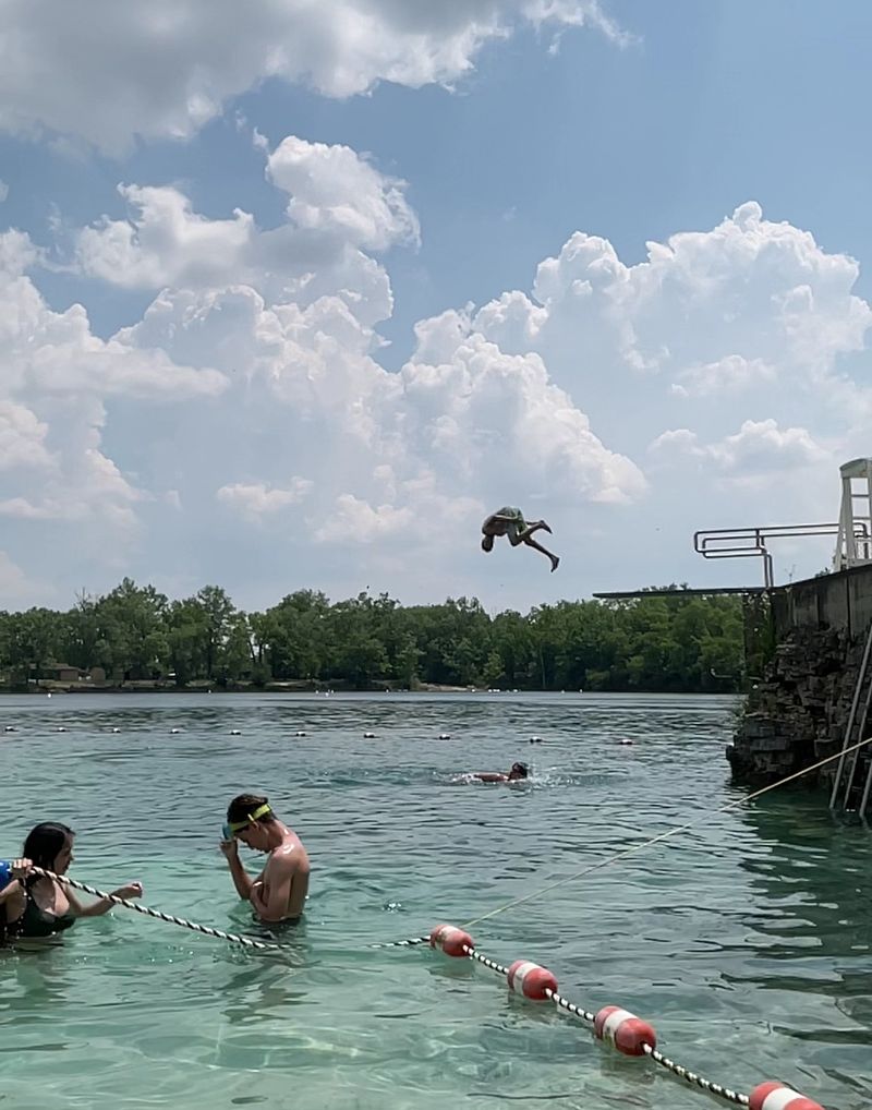 A Limestone Mine That Became a Swimming Hole A Limestone Mine That Became a Swimming Hole