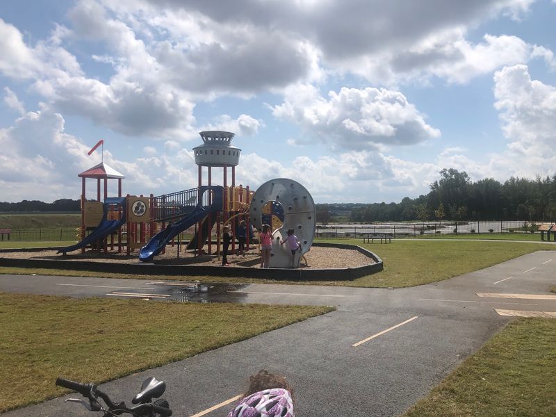 A Patio, A Playground, And Putt Putt A Patio, A Playground, And Putt Putt