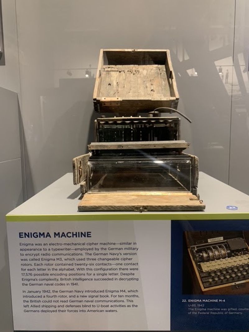 A Real Enigma Machine Waiting Inside