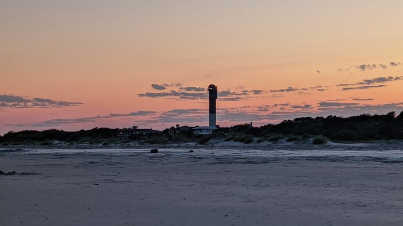 A Square Lighthouse and Passing Ships A Square Lighthouse and Passing Ships