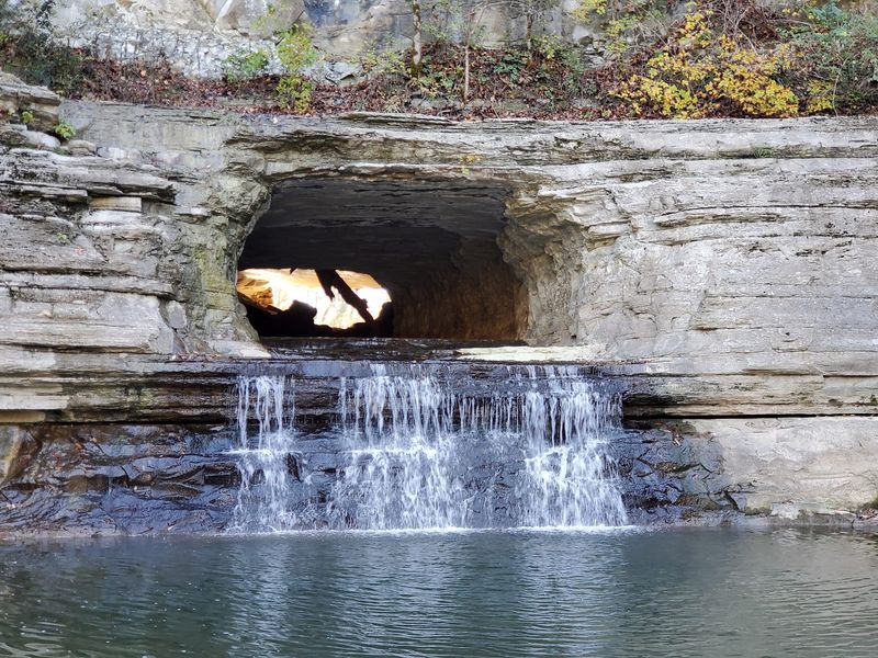 A Tunnel Carved by Hand in the 1800s A Tunnel Carved by Hand in the 1800s