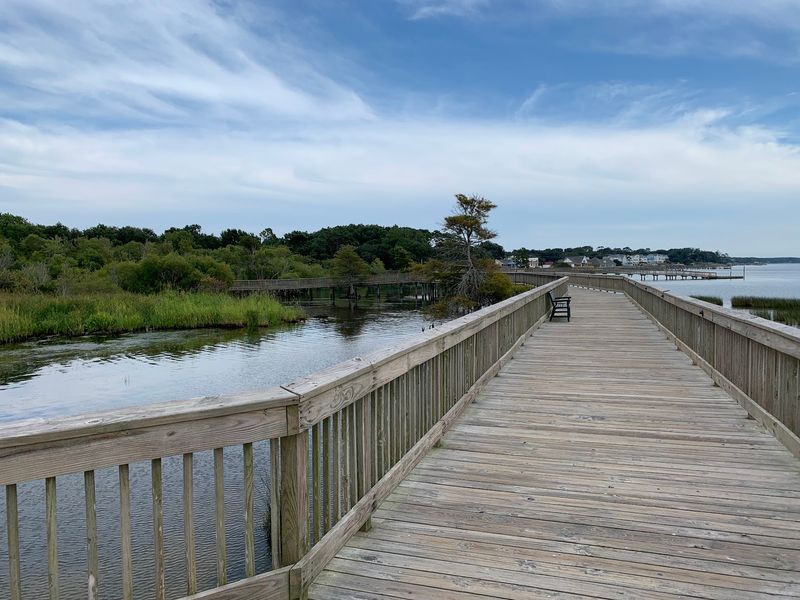 A Waterfront Path in the Village of Duck A Waterfront Path in the Village of Duck