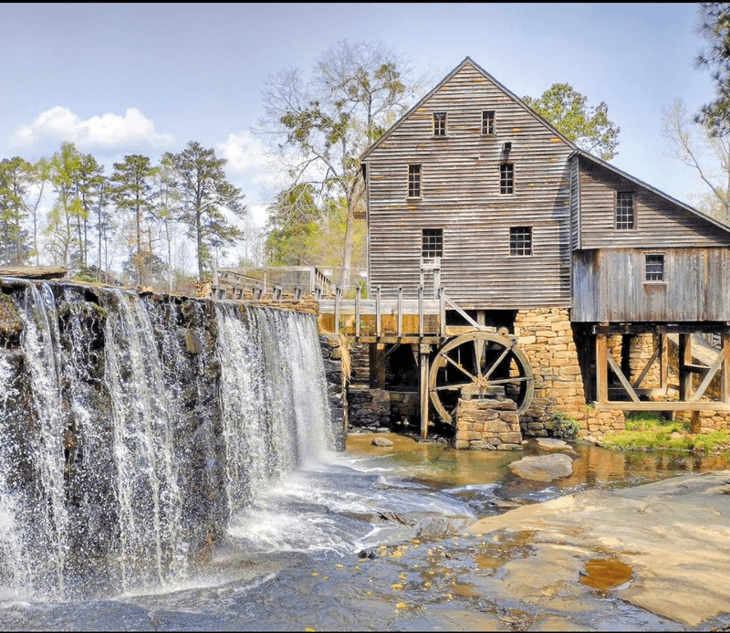 A Working Gristmill Tucked Into Wake County