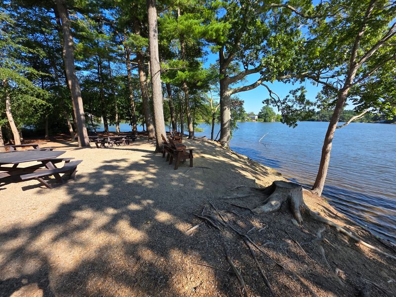 Adirondack Chairs at the Water's Edge Adirondack Chairs at the Water's Edge