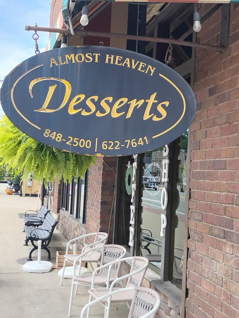 Almost Heaven Desserts & Coffee Shop, Bridgeport, West Virginia Almost Heaven Desserts & Coffee Shop, Bridgeport, West Virginia