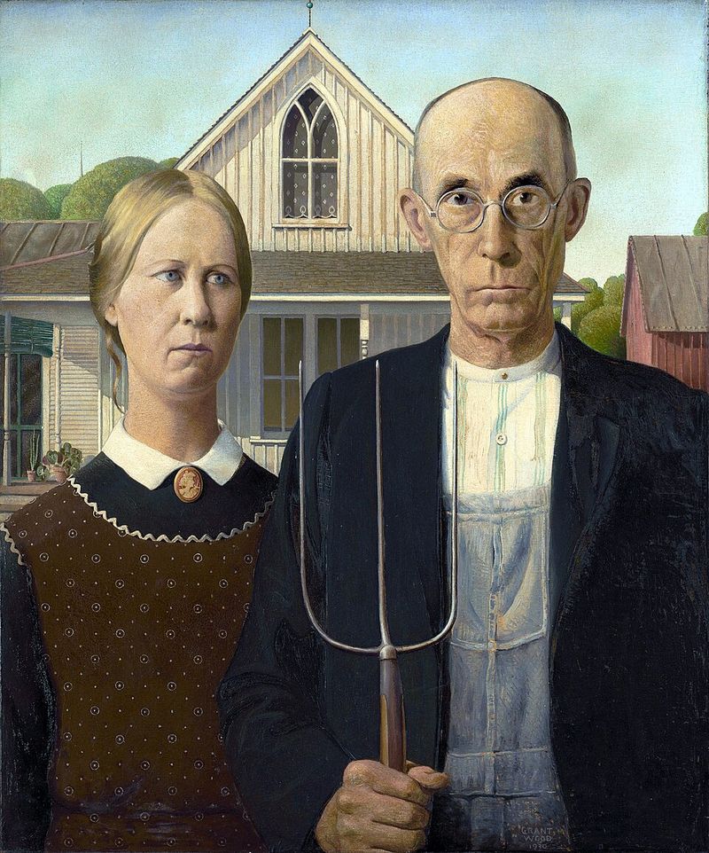 American Gothic by Grant Wood American Gothic by Grant Wood