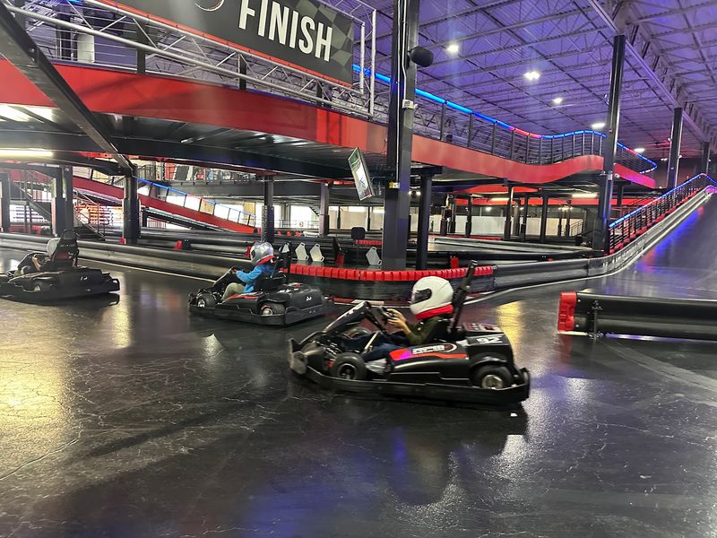 An Indoor Track At The Center Of The Action
