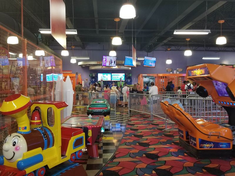 Arcade Breaks Between Water Park Rounds