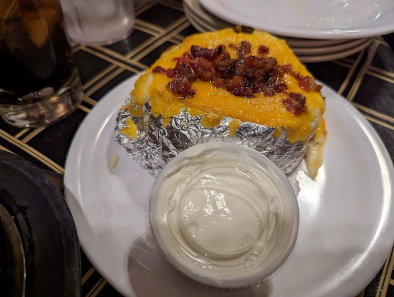 Baked Potatoes and the Chive-Cheese Sauce Baked Potatoes and the Chive-Cheese Sauce