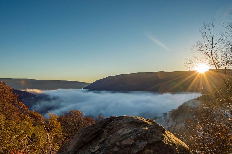 Baughman Rock Overlook, Ohiopyle, Pennsylvania Baughman Rock Overlook, Ohiopyle, Pennsylvania