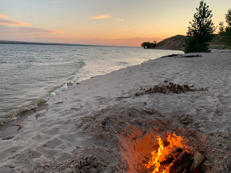 Beach Camping Like Nowhere Else in the Midwest