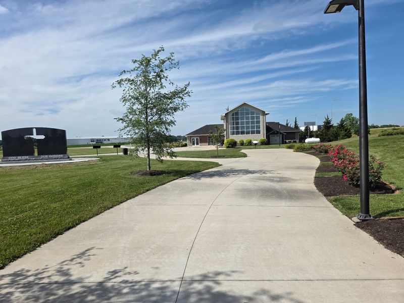 Beautifully Landscaped Walking Paths