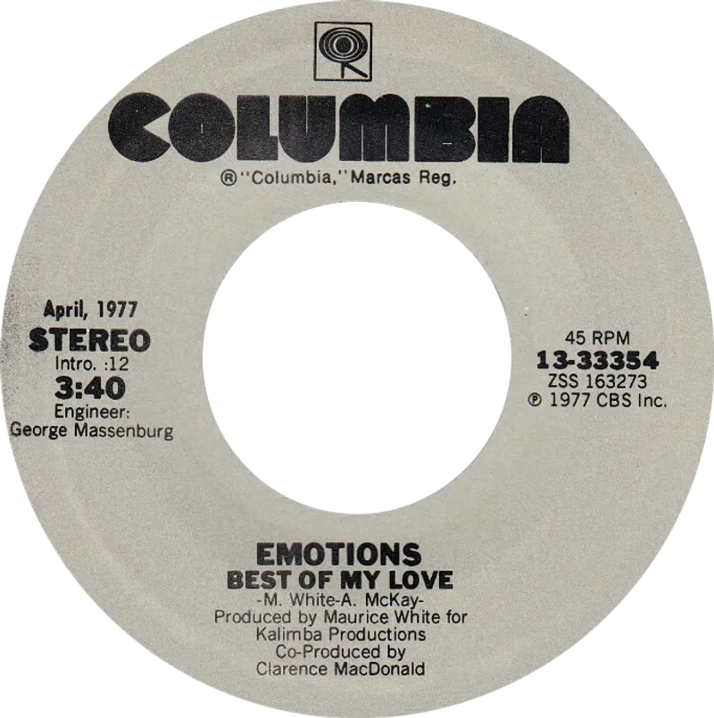 Best of My Love by The Emotions Best of My Love by The Emotions