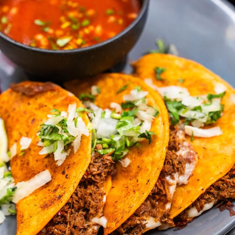 Birria Tacos and That Dippable Consommé Birria Tacos and That Dippable Consommé