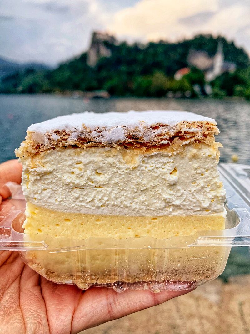 Bled Cream Cake - Bled, Slovenia Bled Cream Cake - Bled, Slovenia
