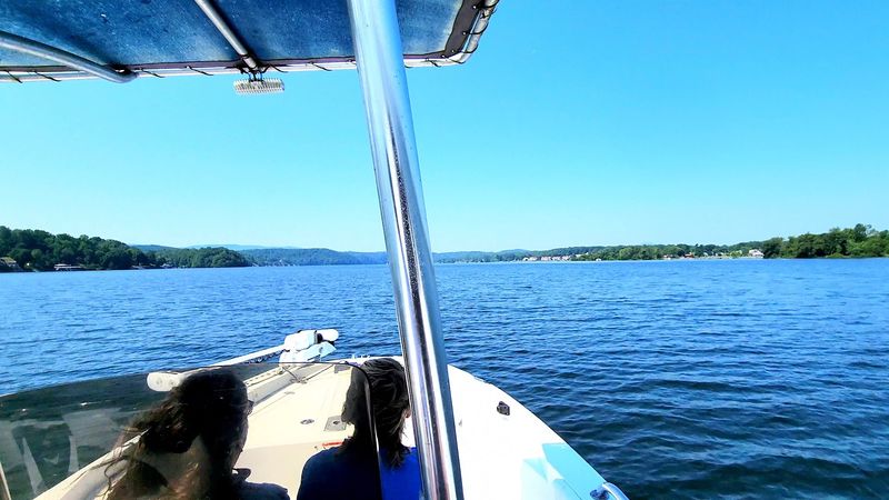 Boating Across 4,472 Acres of Open Water