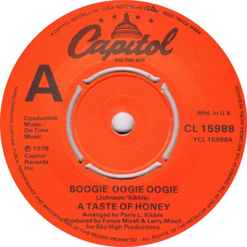 Boogie Oogie Oogie by A Taste of Honey Boogie Oogie Oogie by A Taste of Honey